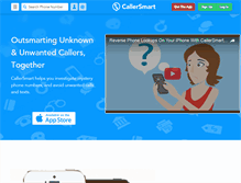 Tablet Screenshot of callersmart.com